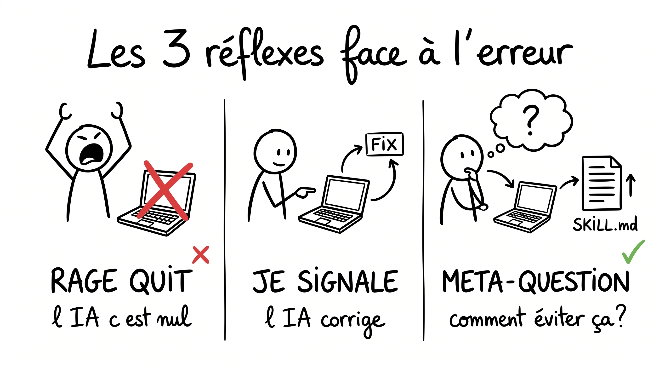The 3 reflexes when something breaks